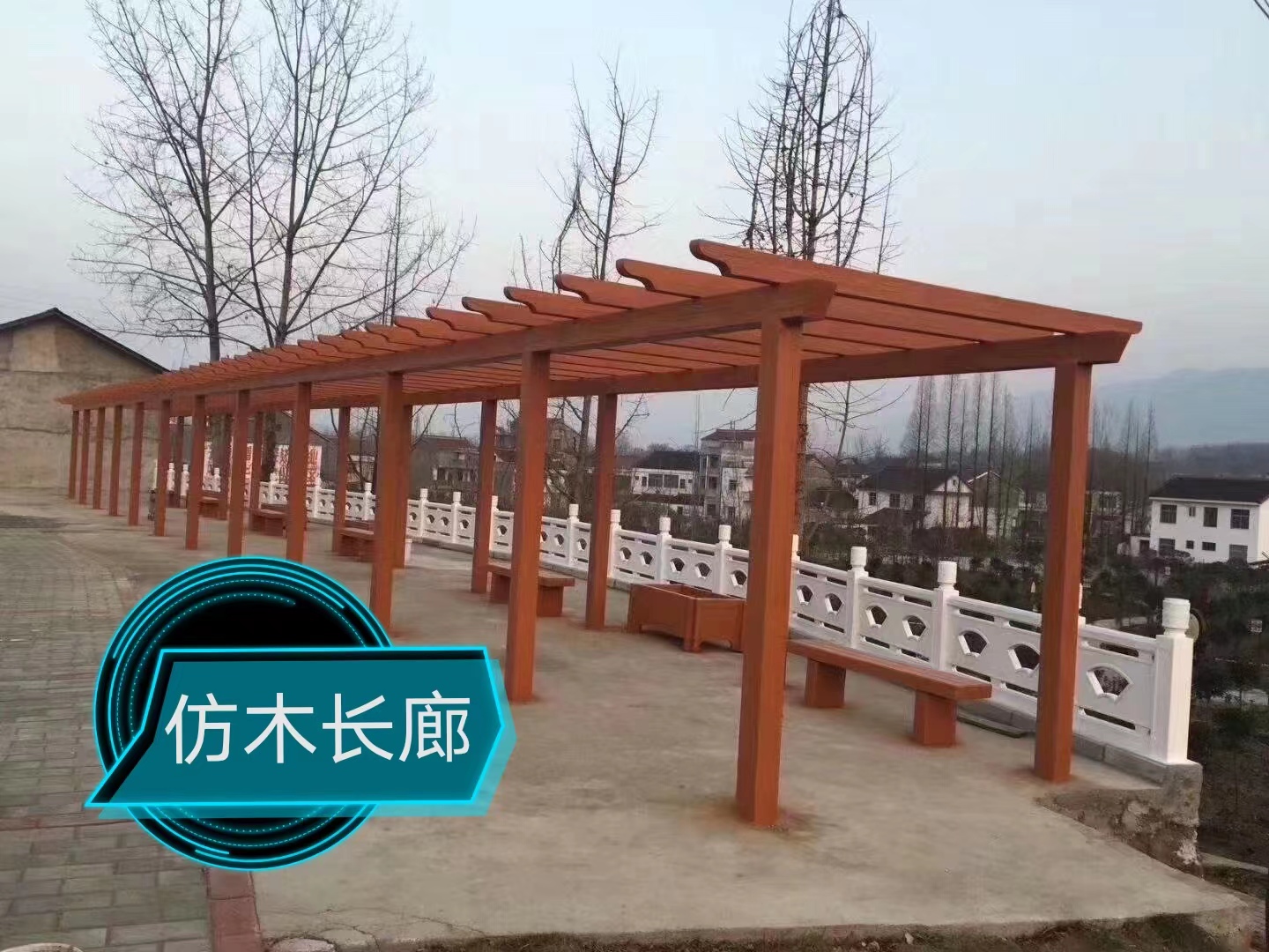 仿竹護欄成為園林景觀(guān)中不可缺少的因素！